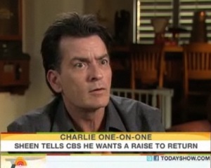 Charlie Sheen in Meltdown Mode