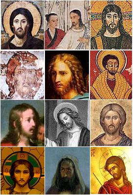 Jesus depicted as being of various races