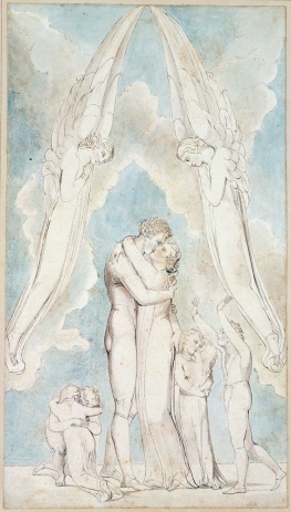 The Meeting of a Family in Heaven, by William Blake