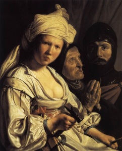 Jael, Deborah, and Barak, by Salomon de Bray (1597-1664)