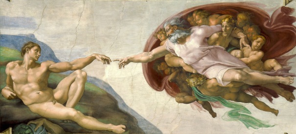 Creation of Adam, by Michelangelo